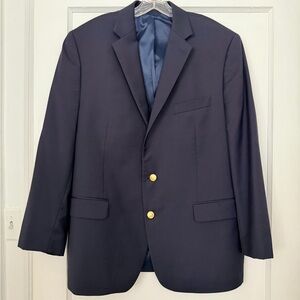 Lauren Ralph Lauren navy blazer sport coat 44 R